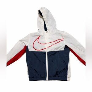 Nike Boys Colorblock Hooded Jacket – Size 7 (Large)